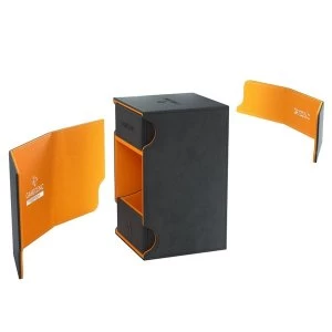 Gamegenic Watchtower 100+ XL Deck Box - Black & Orange