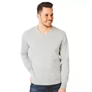 Castle Point V Neck Sweatshirt Mens - Grey