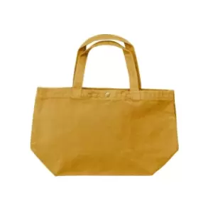 Bags By Jassz Small Canvas Shopper (One Size) (Mustard) - Mustard