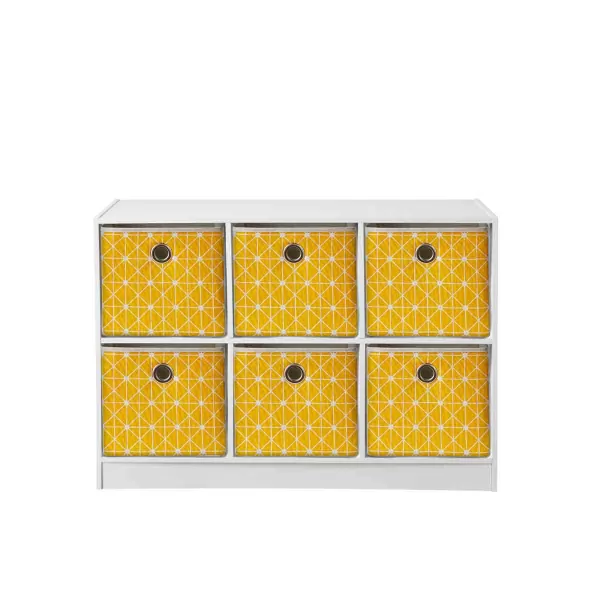 Lloyd Pascal 6 Cube With 6 X Geometric Storage Boxes