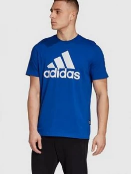adidas Badge Of Sport T-Shirt - Blue Size M Men