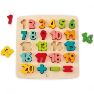 Hape Chunky Number Wooden Puzzle