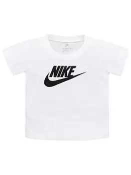 Boys, Nike Futura Short Sleeve Tee - White, Size 12 Months