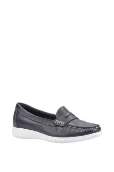 Hush Puppies Paige Smooth Leather Slip On Shoes