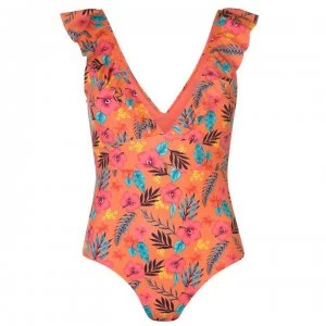 SoulCal Frill Swimsuit Ladies - Floral