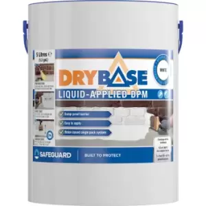 Safeguard Drybase Liquid Damp-proof Membrane 5L White