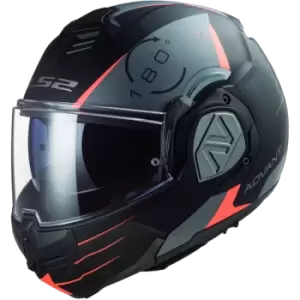 LS2 FF906 Advant Codex Matt Black Titanium Modular Helmet 2XL