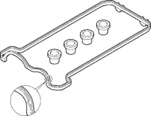 Cylinder Head Cover Gasket Set 475.840 by Elring
