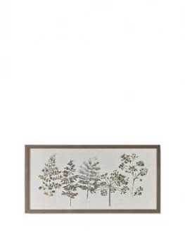 Graham & Brown Set Of 2 Autumn Falls Framed Canvas With Stitched Embellishment