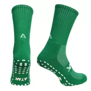 Atak Grip Mid Leg Socks Mens - Green