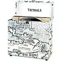 Victrola Vinyl Case Retro VSC-20-P4-EU Map Print