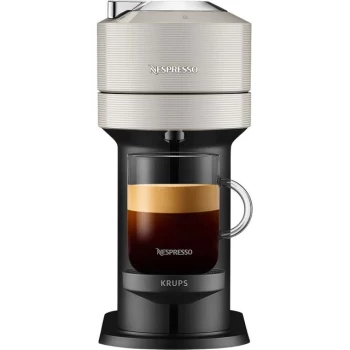 Nespresso by Krups Vertuo Next & Aeroccino XN911B40 Pod Coffee Machine - Grey