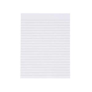5 Star Value 150x200mm Memo Pad Headbound 60gm2 Ruled 160 Pages White Pack of 10