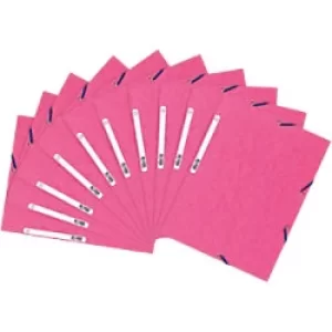 Exacompta 3 Flap Folder 55520SE A4 Pink Glossy Card 24 x 32cm Pack of 50