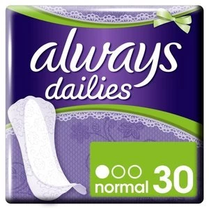 Always Dailies Flexible Thin Non Scented Pantyliner 30PK