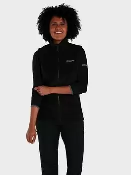 Berghaus Prism Polartec Interactive Fleece Vest - Black, Size 8, Women