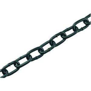 Wickes Black Zinc Plated Steel Welded Chain 4 x 19 x 2000mm