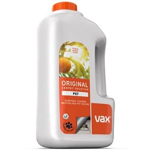 Vax Original Pet Carpet Cleaning Solution 1.5L