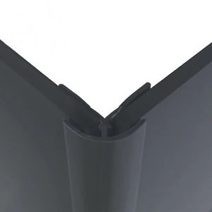 Splashwall Flint Straight Panel external corner joint (L)2440mm