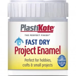 Plastikote Fast Dry Enamel Paint Chrome 59ml