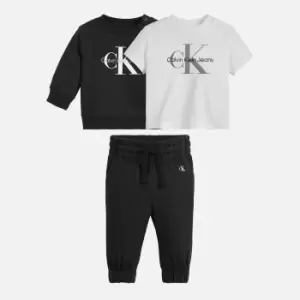 Calvin Klein Babys' Monogram Starter Giftpack - Black - 9 Months