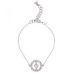 Ted Baker Ladies Silver Plated Colesse Concentric Crystal Bracelet