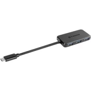Transcend TS-HUB2C 4 ports USB 3.2 1st Gen (USB 3.0) hub Black