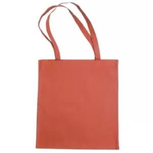 Jassz Bags "Beech" Cotton Large Handle Shopping Bag / Tote (Pack of 2) (One Size) (Peach Echo)