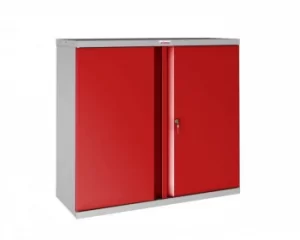 Phoenix SCL0891GRK Red Steel Storage Cupboard 830mm with Key Lock