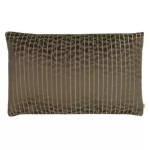 Kai Wrap Caracal Striped Cushion Cover (One Size) (Earth Brown)