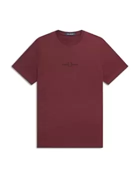Fred Perry Embroidered Logo Graphic Tee