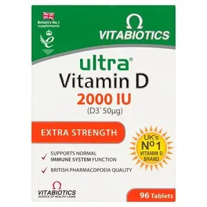 Vitabiotics Ultra D3 2000 Iu 96 Tabs