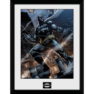 Batman Comic Rope Framed Collector Print