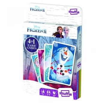 Shuffle Disney Frozen II 4-in-1 Card Game Pack of 12 108547998