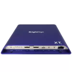 BrightSign XT1144 digital media player 4K Ultra HD 4096 x 2160 pixels WiFi Blue White