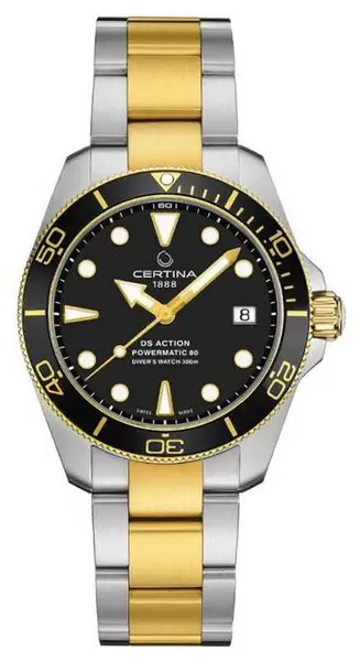 Certina C0328072205100 DS ACTION Diver 38MM Powermatic Watch