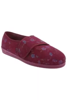 Sally Floral Side Seam Superwide Slippers