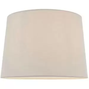 14" Tapered Round Drum Lamp Shade Vintage White 100% Linen Modern Simple Cover