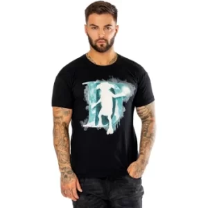Dobby Watercolour Black Harry Potter Unisex T-Shirt Ex Large