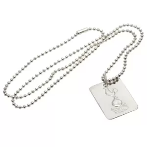 Tottenham Hotspur FC Silver Plated Dog Tag And Chain (One Size) (Silver)