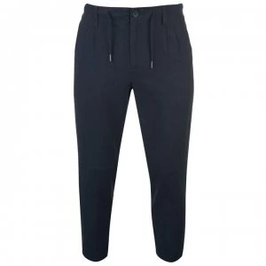 Only and Sons Linen Trousers - Dress Blues