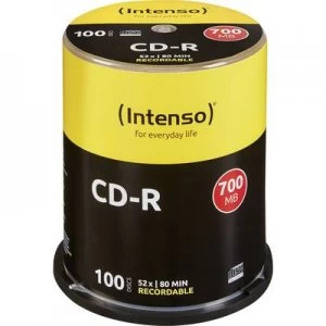 Intenso 1001126 Blank CD-R 80 700 MB 100 pc(s) Spindle