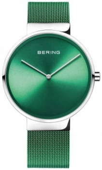 Bering Classic Green Mesh Strap Green Dial 14539-808 Watch