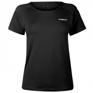 LA Gear Fitted T Shirt Ladies - Black