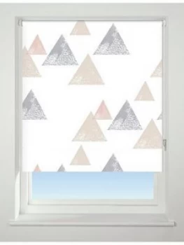 Textured Triangle Blackout Roller Blind