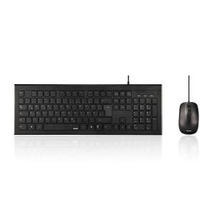 Hama Cortino Wired Keyboard and Mouse Set