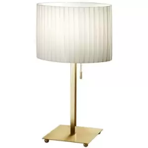 Kolarz SAND - Lifestyle Fabric Oval Table Light Brushed Brass, 1x E27