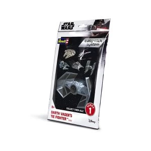 Darth Vader TIE Fighter Star Wars 1:121 Scale Easy Click Revell Model Kit Bag