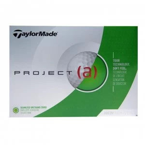 TaylorMade Project (a) Golf Balls 12 Pack - White