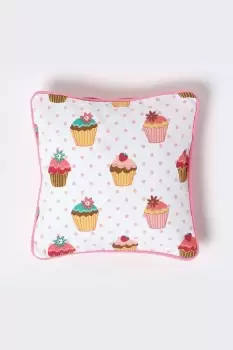 Cotton Cup Cakes Cushion Cover
